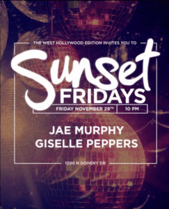 Sunset Fridays with DJ Mos